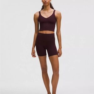 lululemon athletica Women's Athletic Shorts in Dark Burgundy